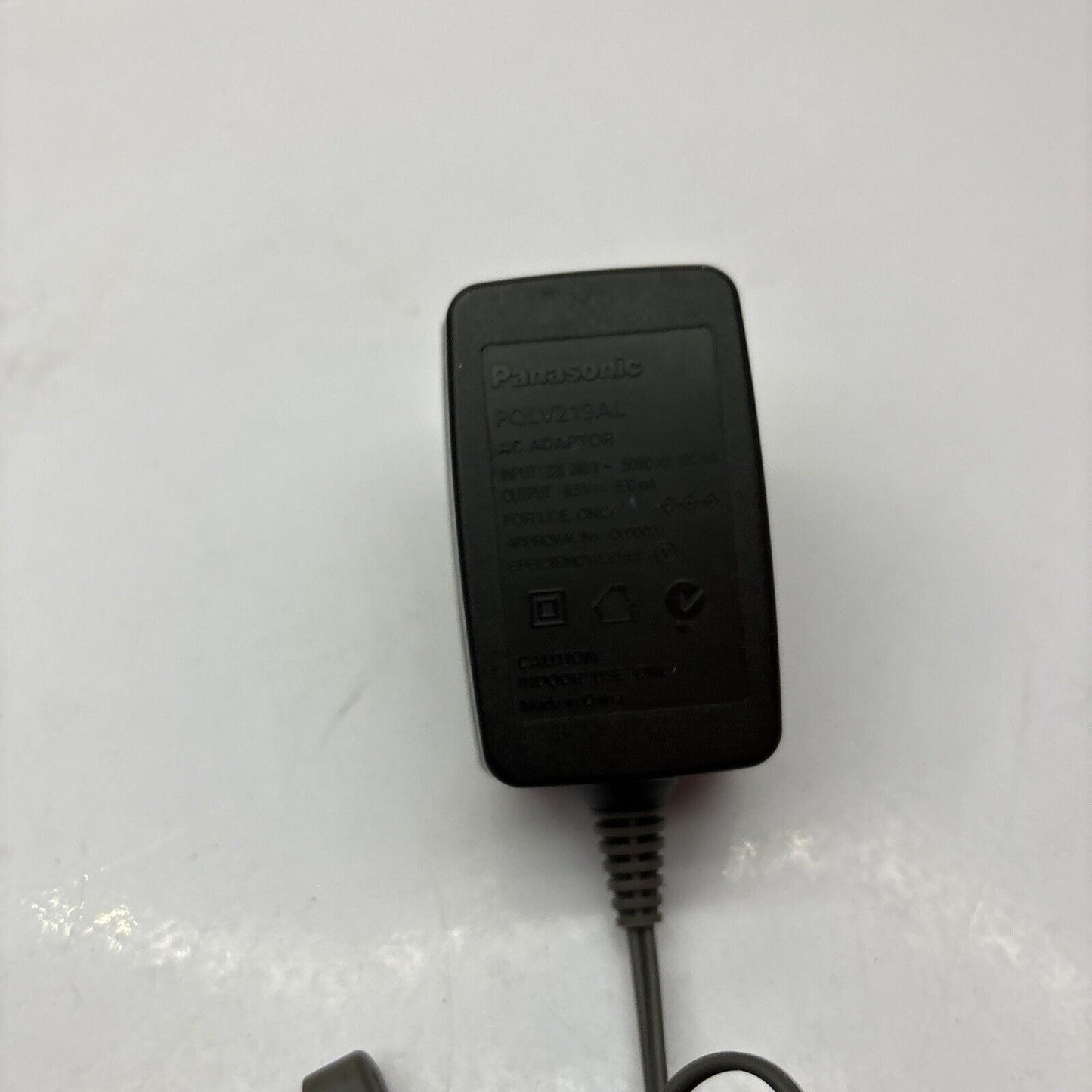 Genuine Panasonic PQLV219AL AC Adapter 6.5V 500mA