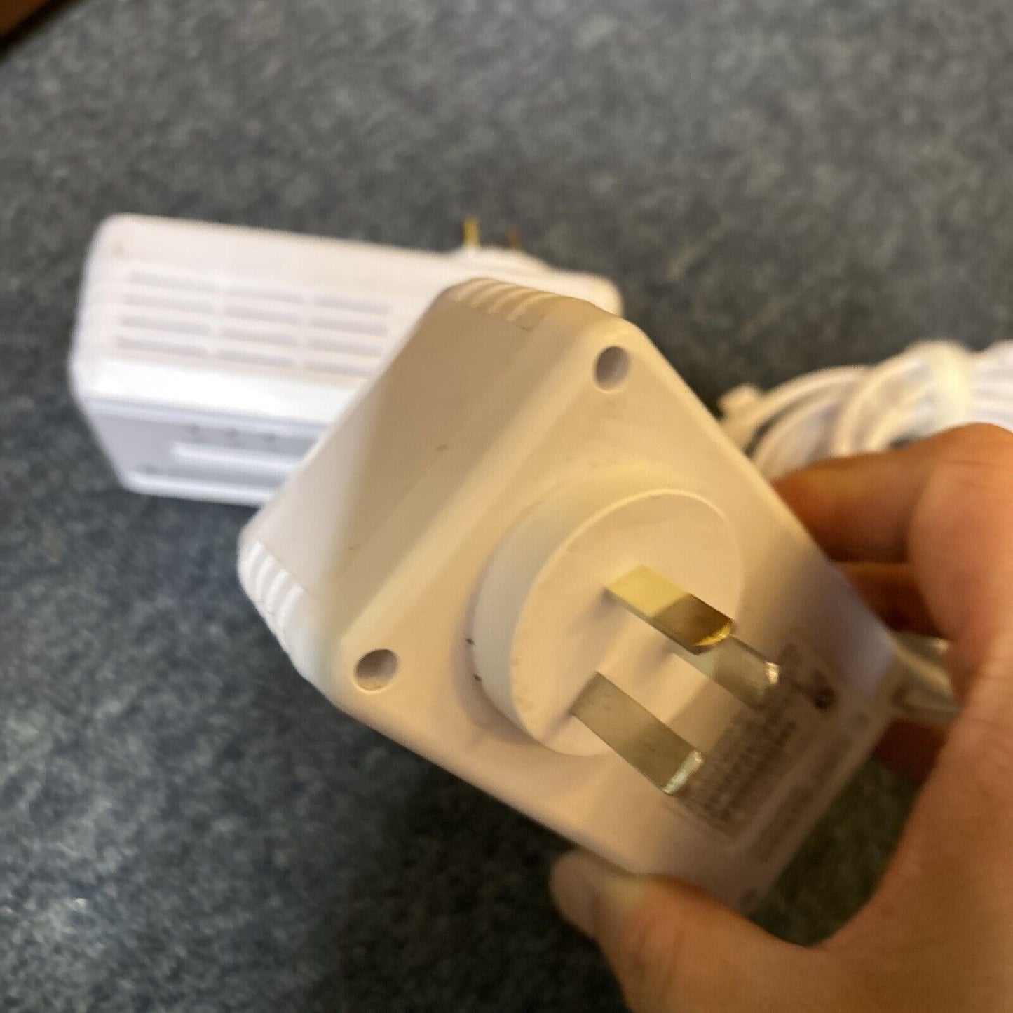 2x NetComm Wireless NP205 Powerline Adapters With AC Pass-Through