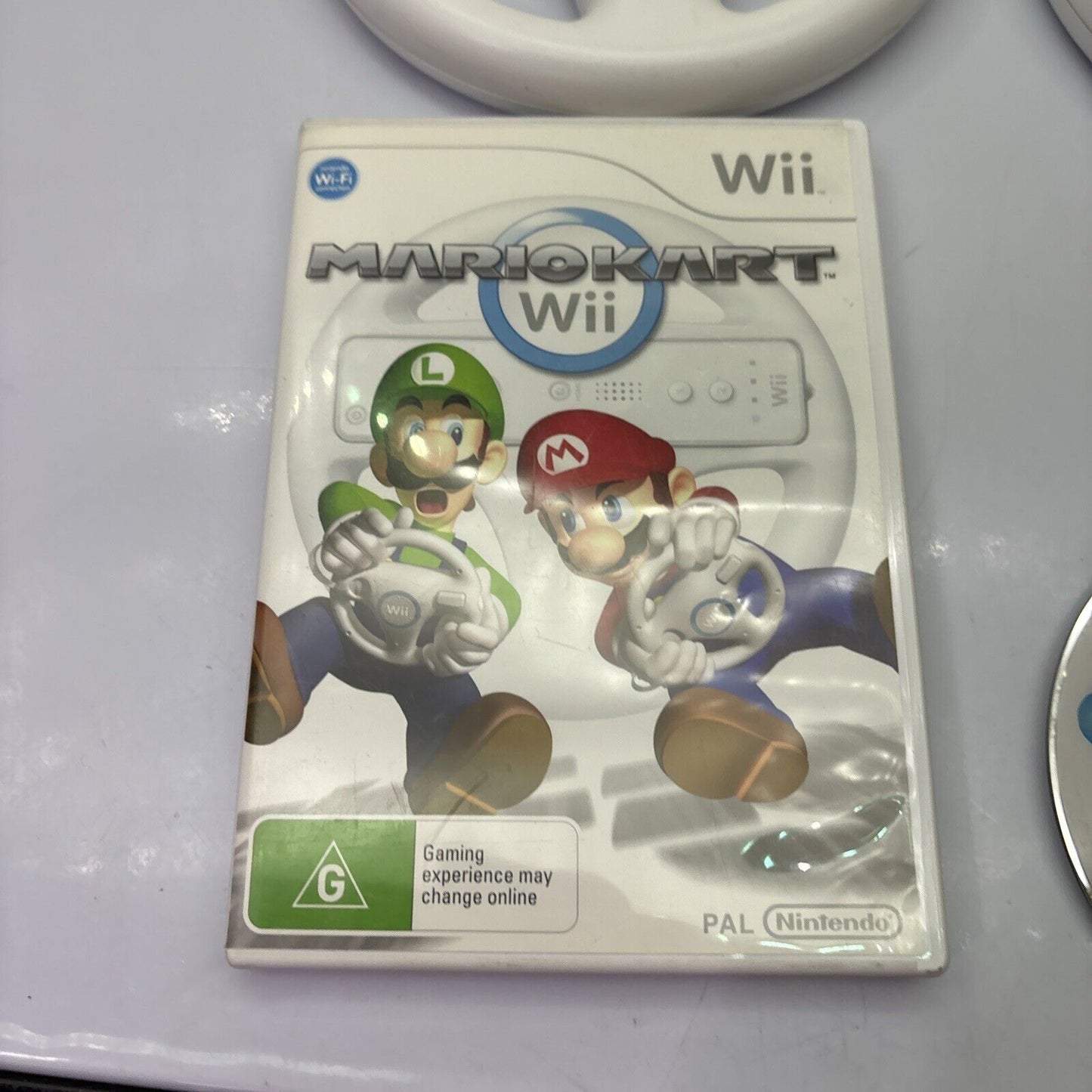 Mario Kart Wii With 2 Wheels Nintendo Wii PAL Manual