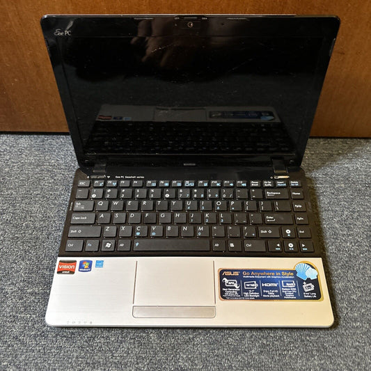 Asus Eee PC Seashell Series 1215B *Not Working & Cracked Screen*