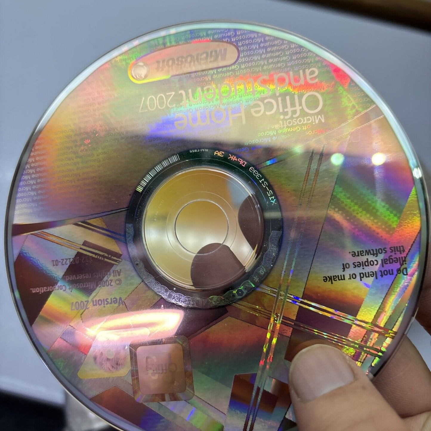 Microsoft Office Home And Student 2007 PC  DVD-ROM