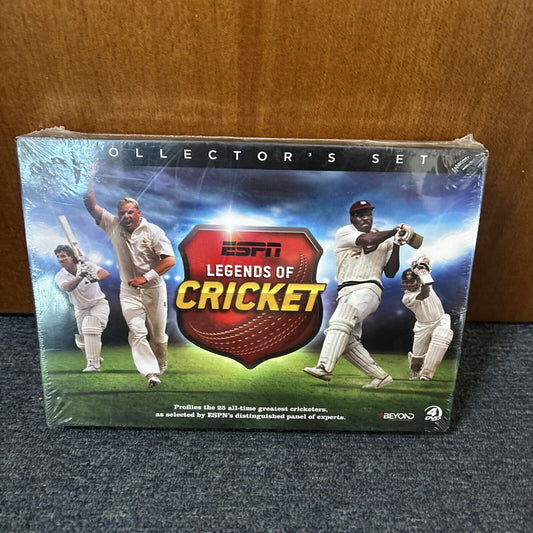 ESPN Legends of Cricket Collector's Gift Set (DVD, 2012) Region 4 *NEW Sealed*