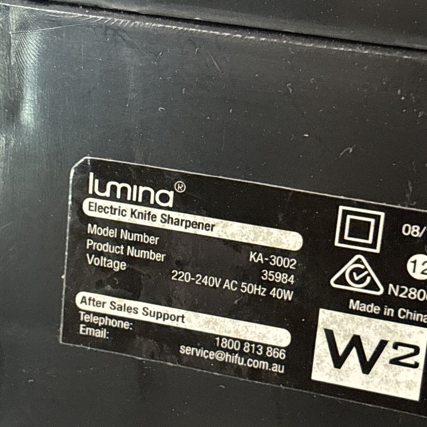 Lumina Electric Knife Sharpener KA-3002