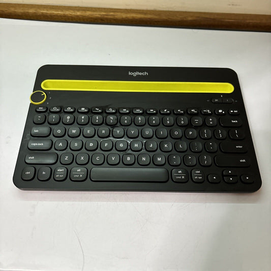 Logitech K480 Bluetooth Portable Keyboard Multi-Device *Missing Battery Lid*