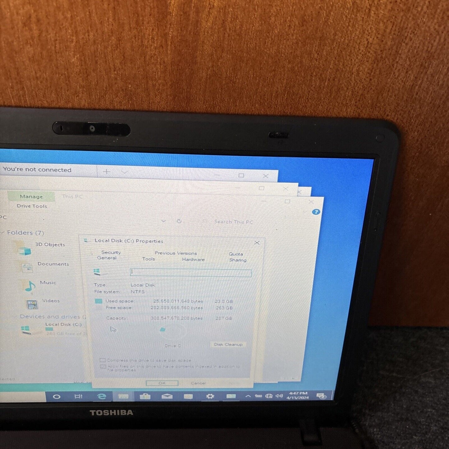 Toshiba Satellite C665 i3-2310M 4gb RAM 300gb HDD DVD *Arrow Keys Not Working