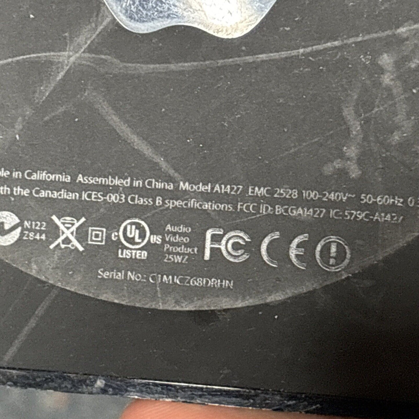 Apple A1427 TV 4th Generation 8GB *Doesn't Include Original Remote*