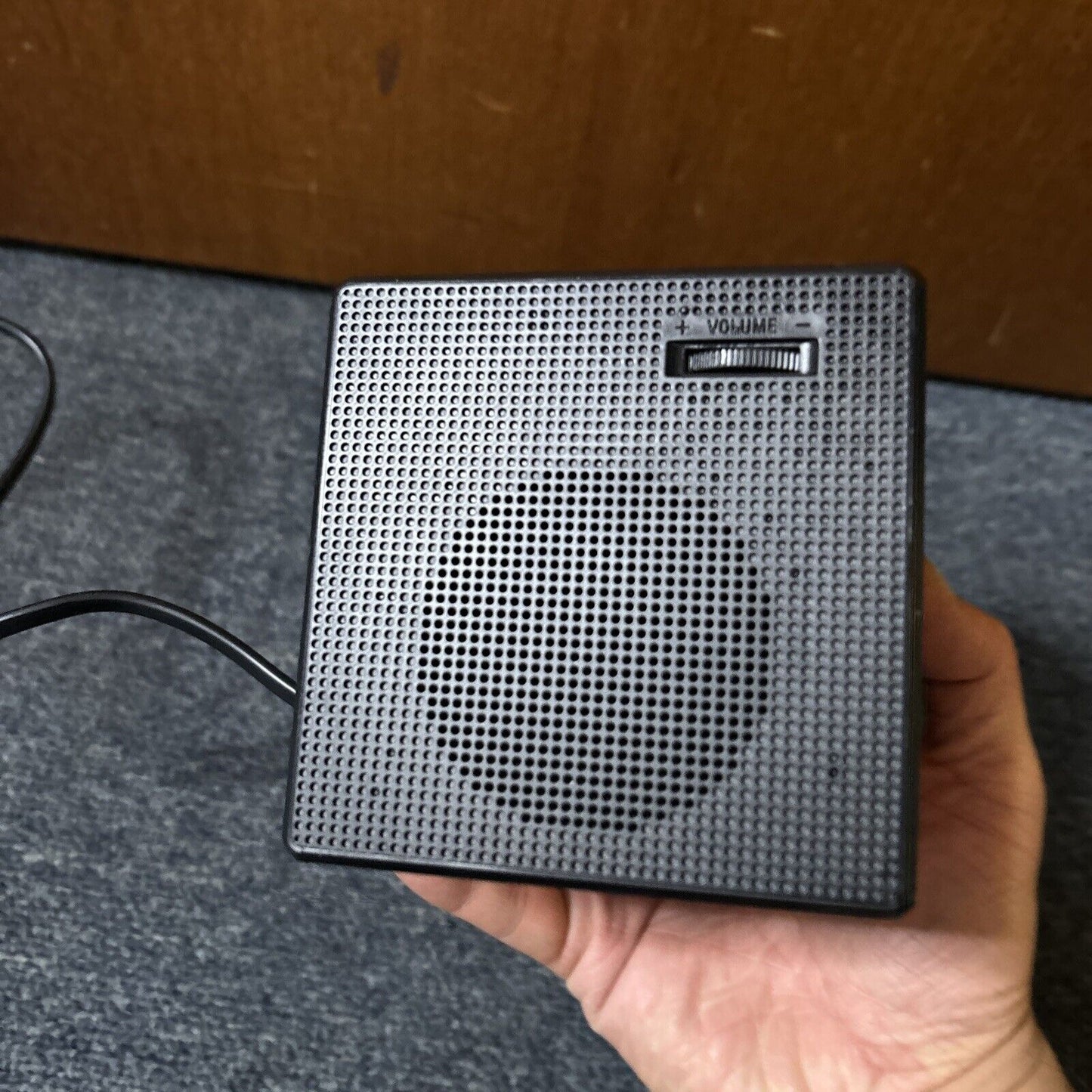 Sony ICF-C1 Alarm Clock Radio FM/AM Cube Black LCD Display