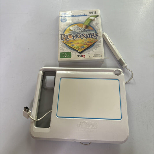 Pictionary & U Draw Game Tablet Nintendo Wii PAL