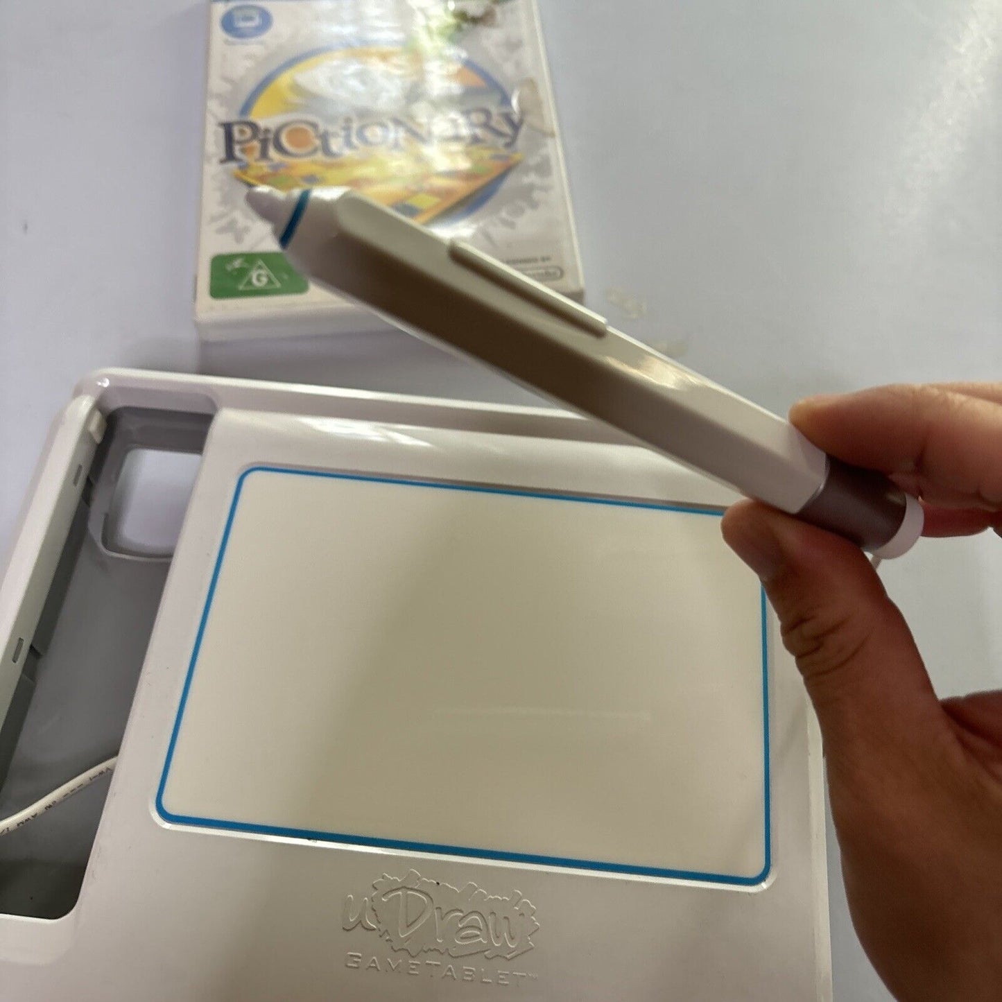 Pictionary & U Draw Game Tablet Nintendo Wii PAL