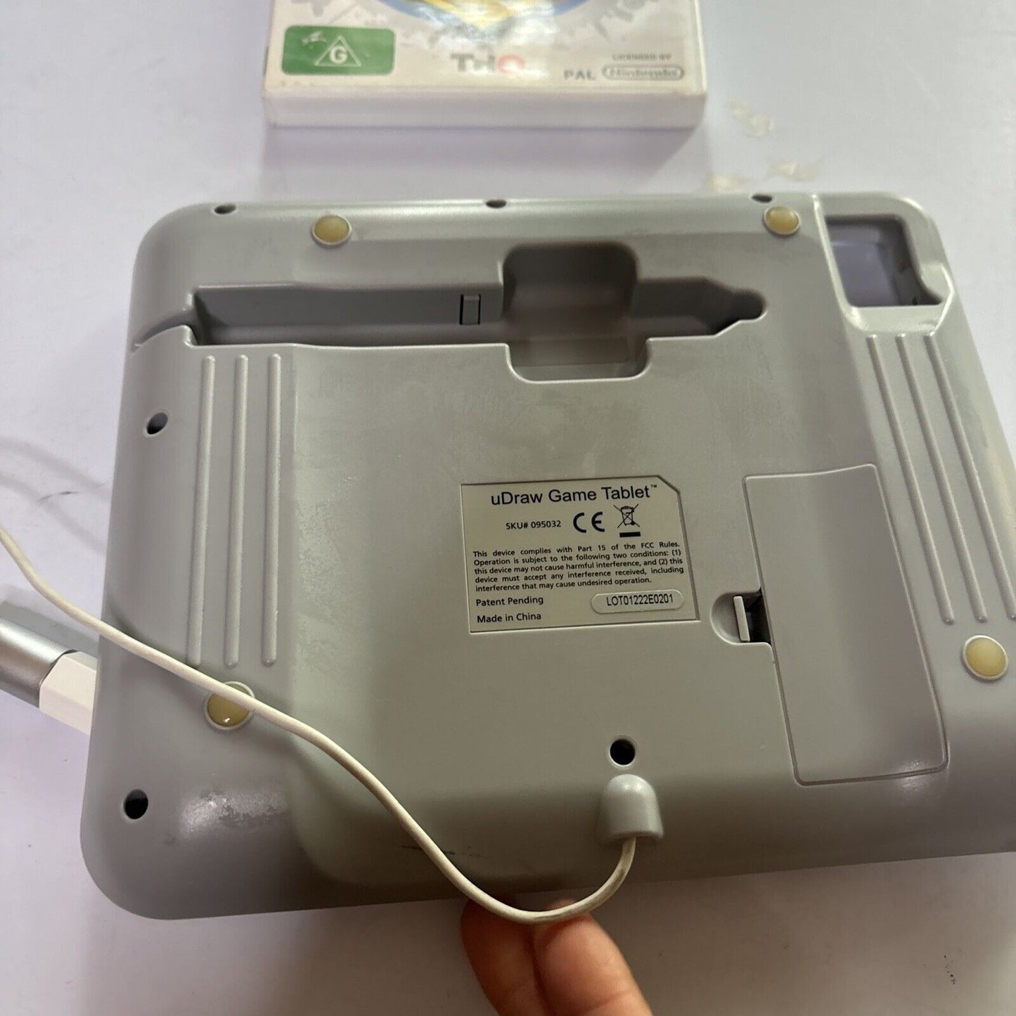 Pictionary & U Draw Game Tablet Nintendo Wii PAL