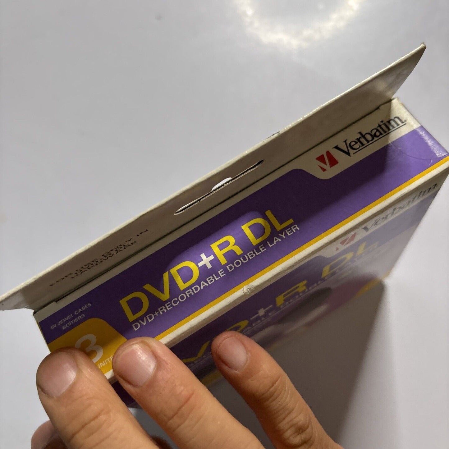 Verbatim DVD+R Recordable 8.5GB  240Min 2.4x  Double Layer Recordable  Pack 3