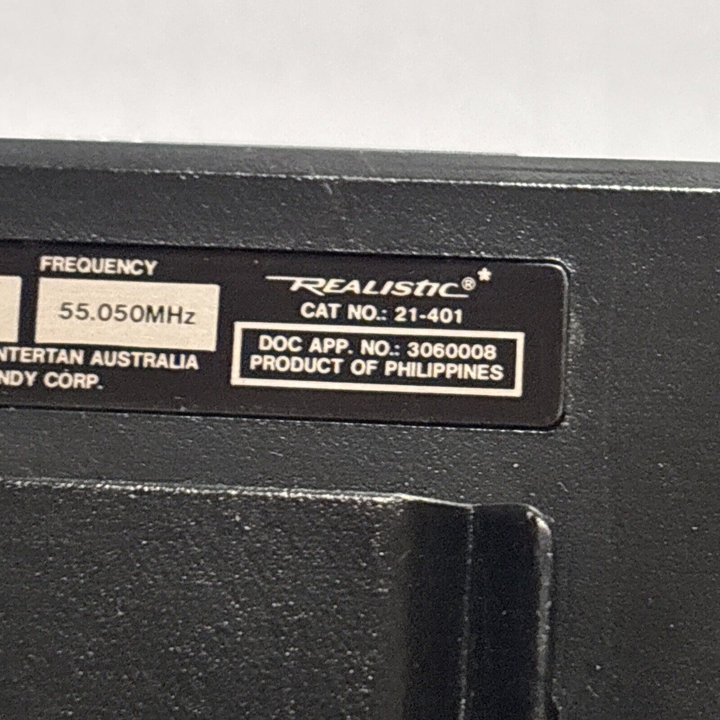 Realistic FM Transceiver Radio 21-401