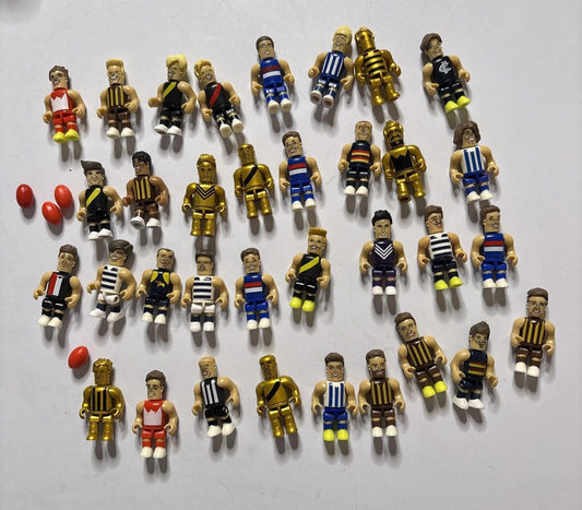 34x AFL Micro Figures