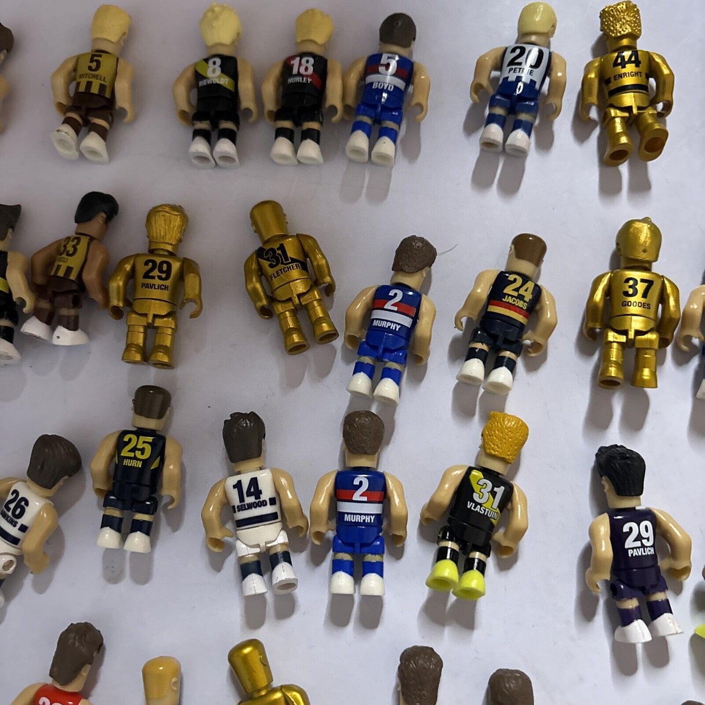 34x AFL Micro Figures