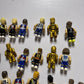34x AFL Micro Figures
