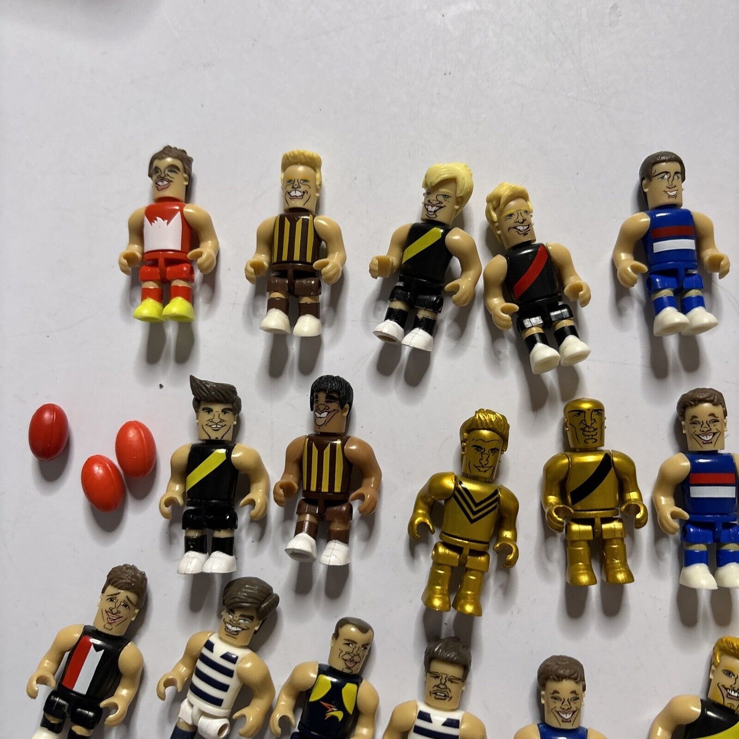 34x AFL Micro Figures