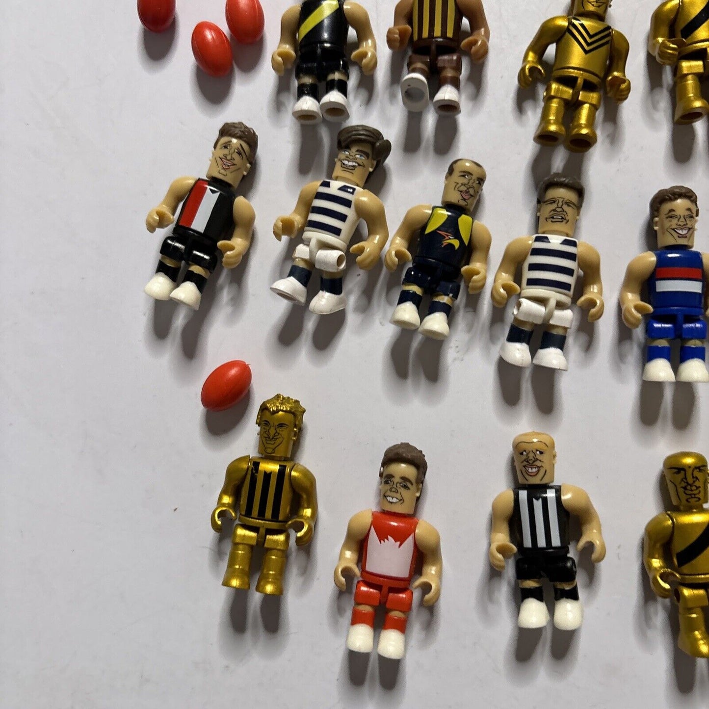 34x AFL Micro Figures