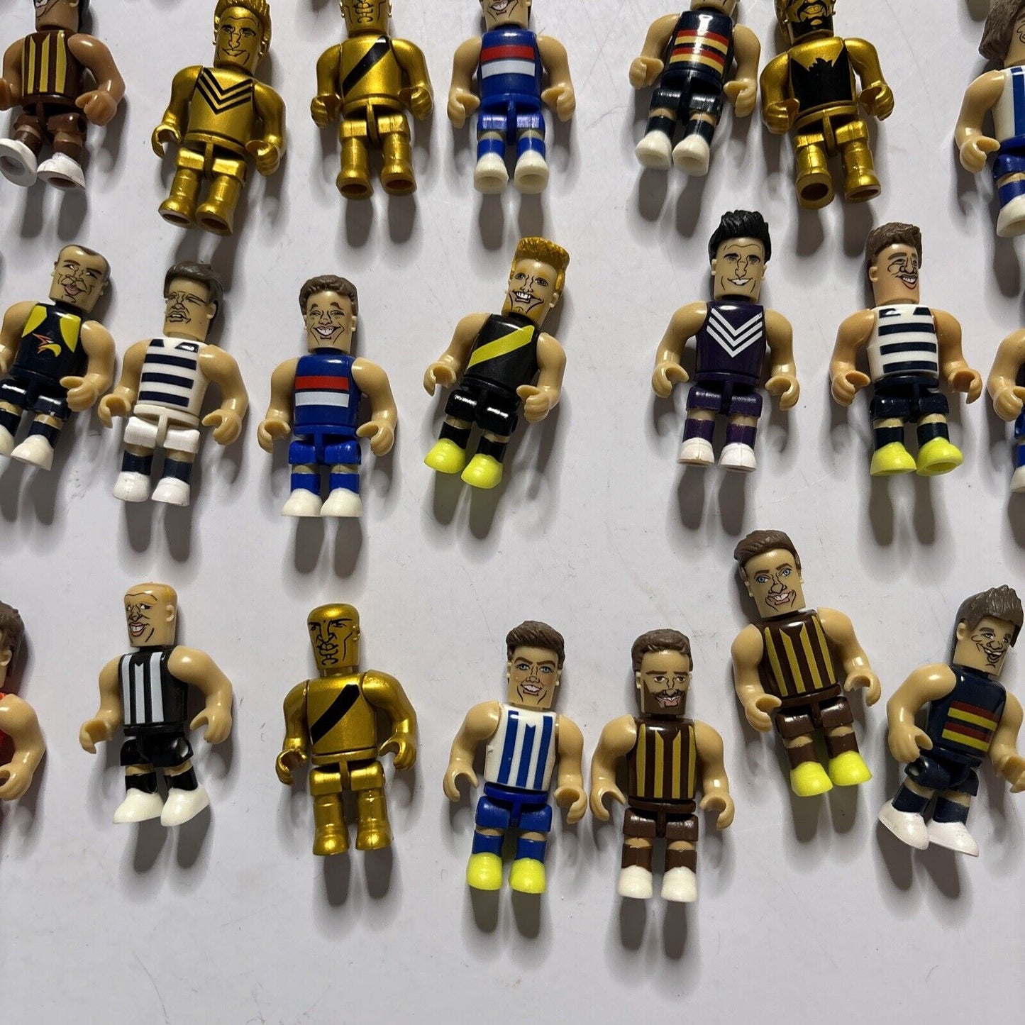 34x AFL Micro Figures