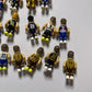 34x AFL Micro Figures