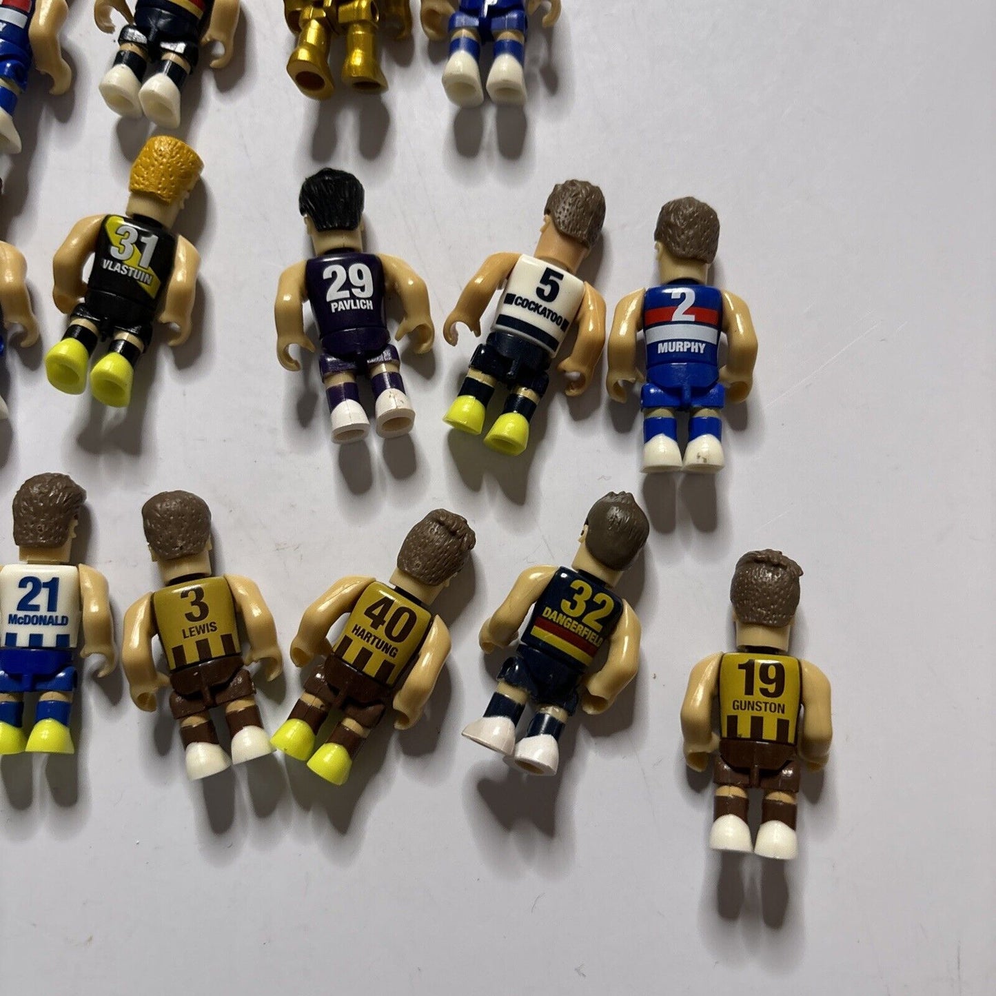 34x AFL Micro Figures
