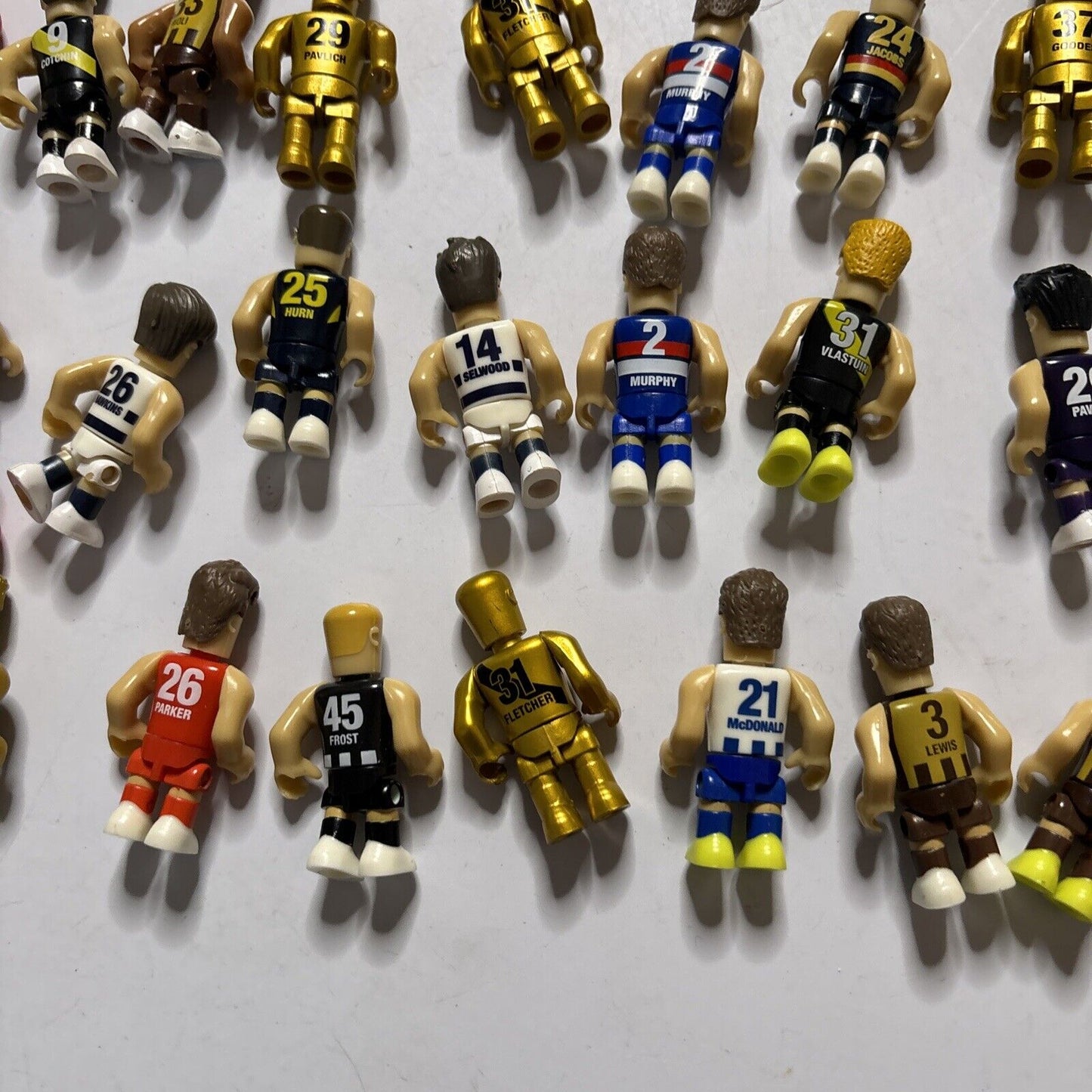 34x AFL Micro Figures