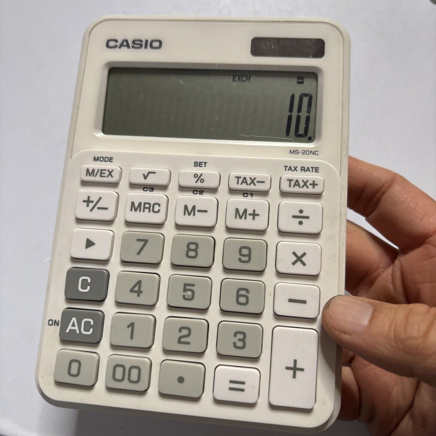 Casio MS-20NC Solar Cell Tax Calculator