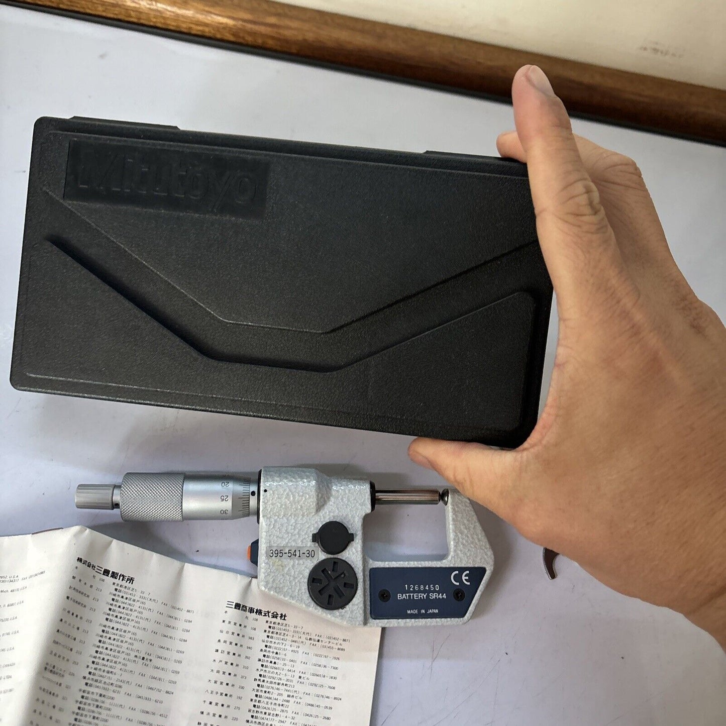 Mitutoya Digimatic Micrometer 0-25mm 0.001mm 395-541-30