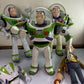 3x Buzz Lightyear 12" & 1x 7" / Woody 12" Toy Story Figure Working
