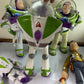 3x Buzz Lightyear 12" & 1x 7" / Woody 12" Toy Story Figure Working