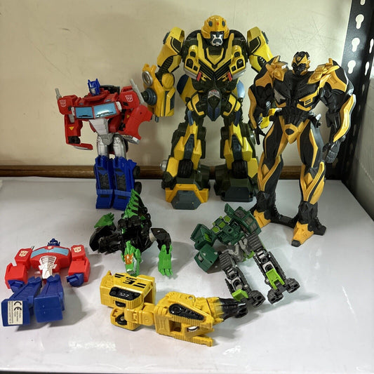 7x Transformers Bumblebee Optimus Prime, Grimlock,