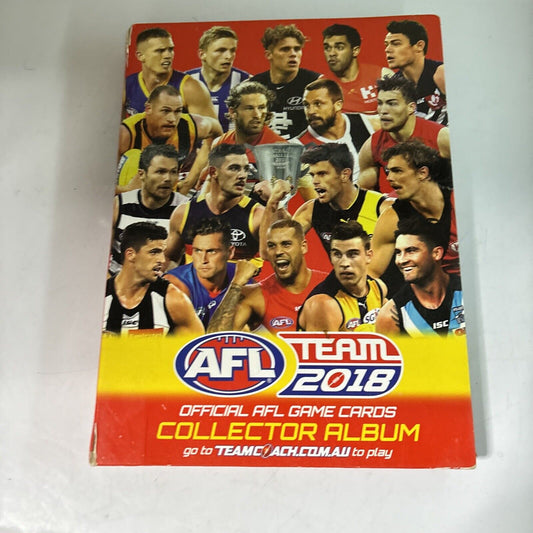 AFL Team 2018 Collector Album 111 Cards