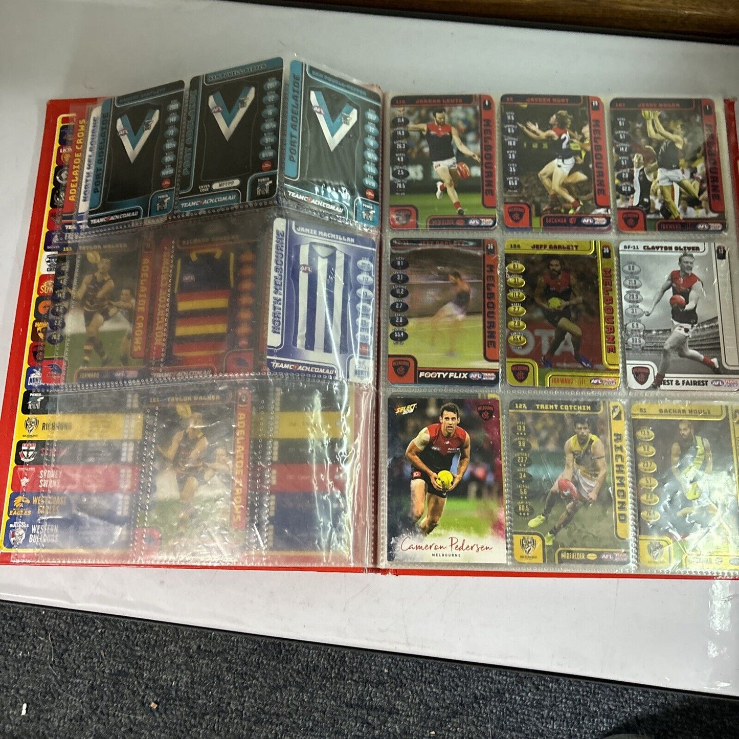 AFL Team 2018 Collector Album 111 Cards