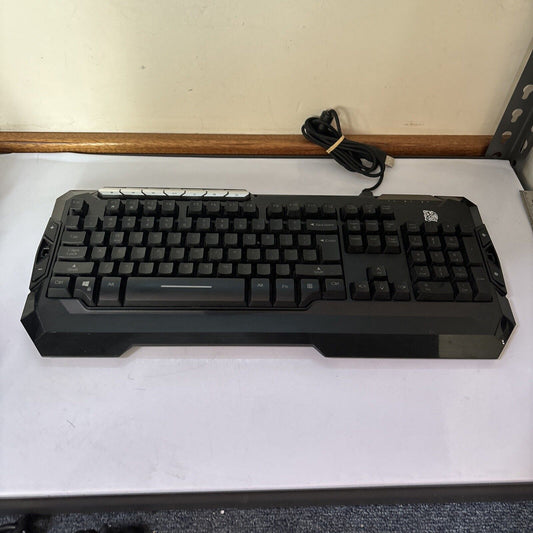 ThermalTake TTSports Commander Combo V2 Gaming Keyboard EKB-CCM *Missing 2 Keys*