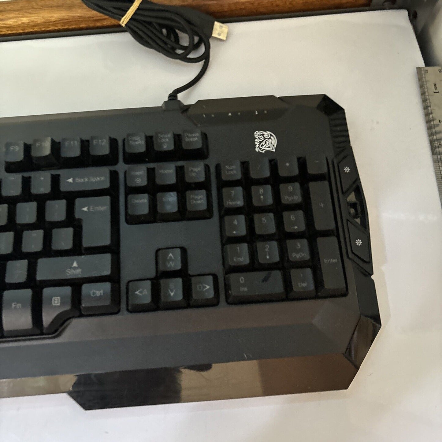 ThermalTake TTSports Commander Combo V2 Gaming Keyboard EKB-CCM *Missing 2 Keys*