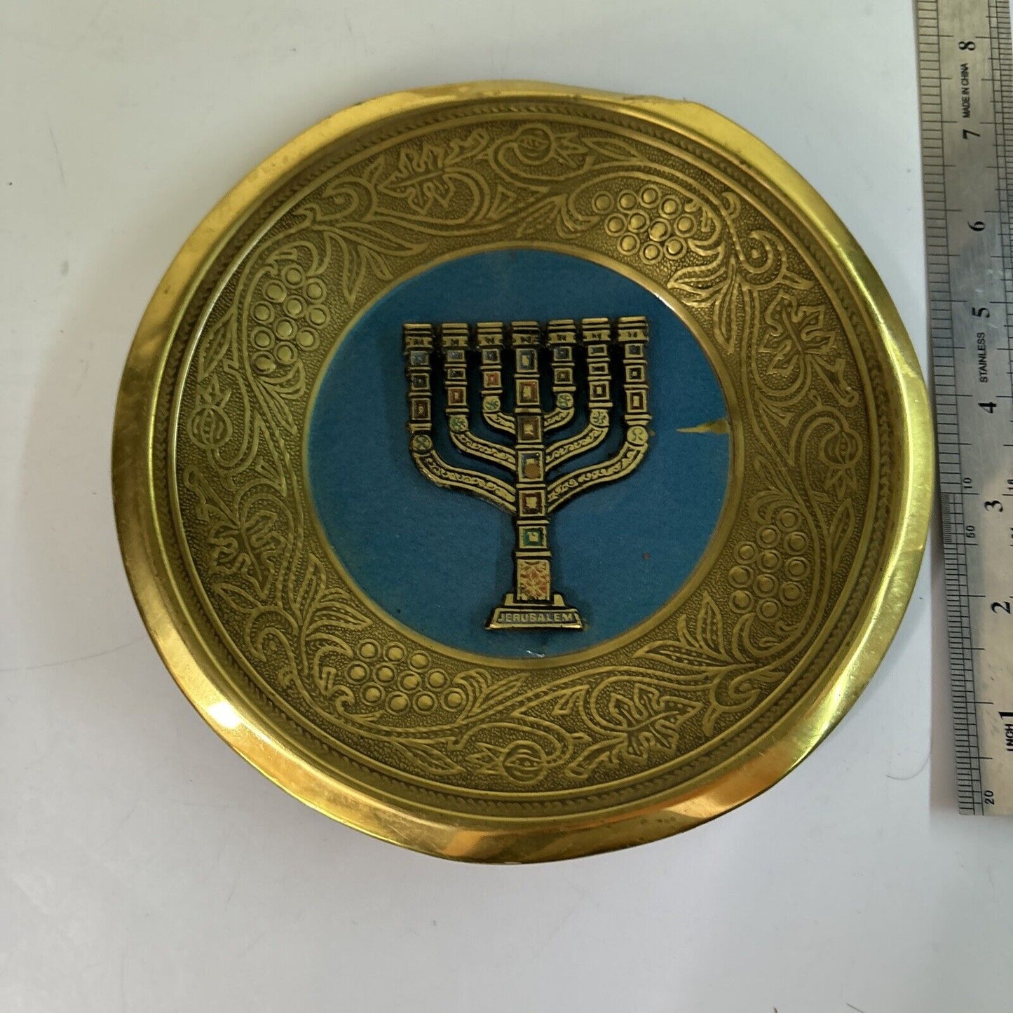 Jewish Menorah Tray
