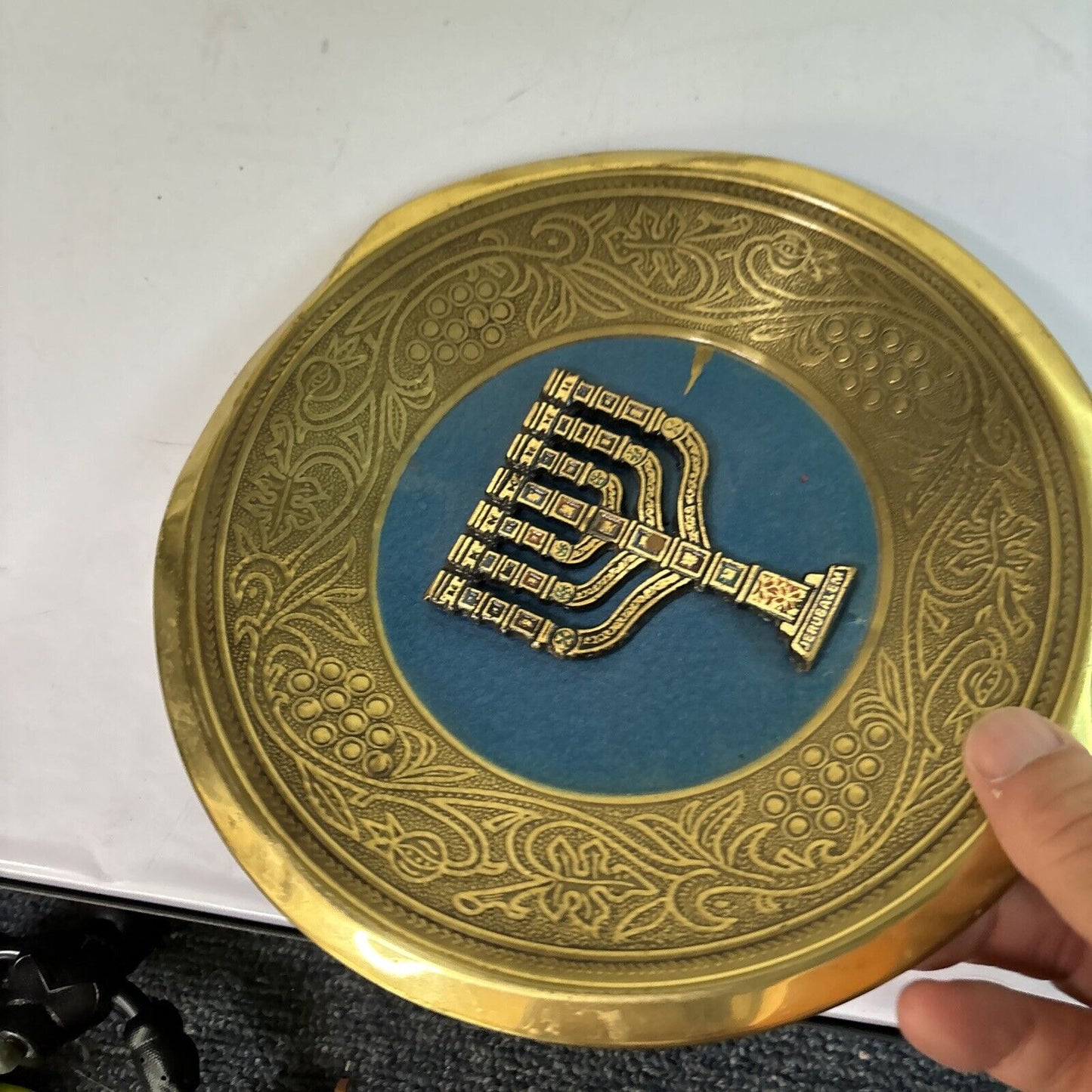 Jewish Menorah Tray