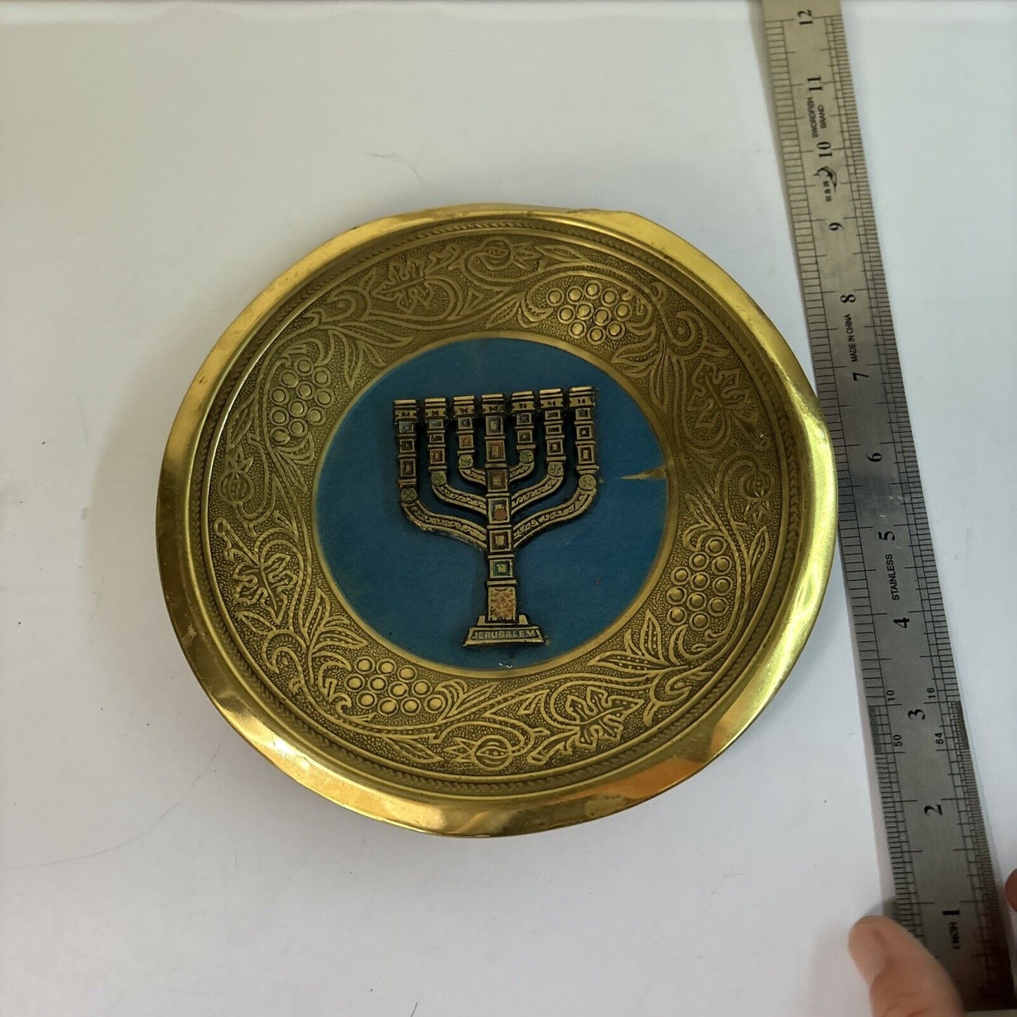 Jewish Menorah Tray