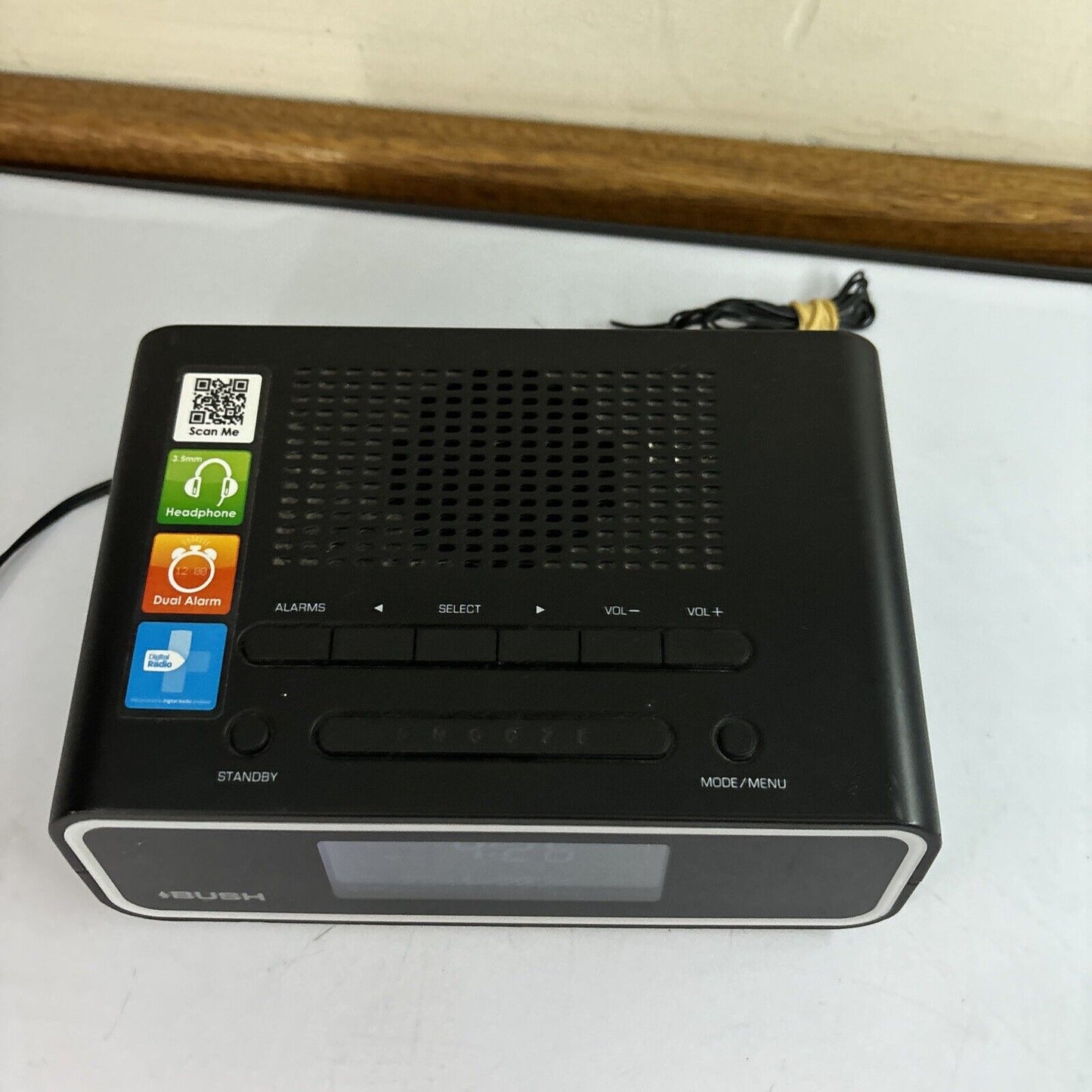 Bush Alarm Clock Digital DAB+ FM Radio Horizon