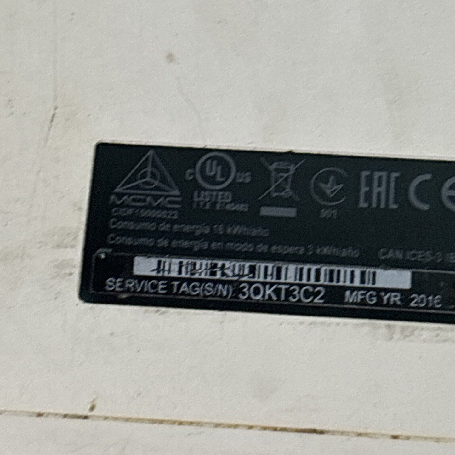 Dell Inspiron 11 P25T Intel N3710 120gb SDD 4gb RAM *For Parts: Cracked Screen*