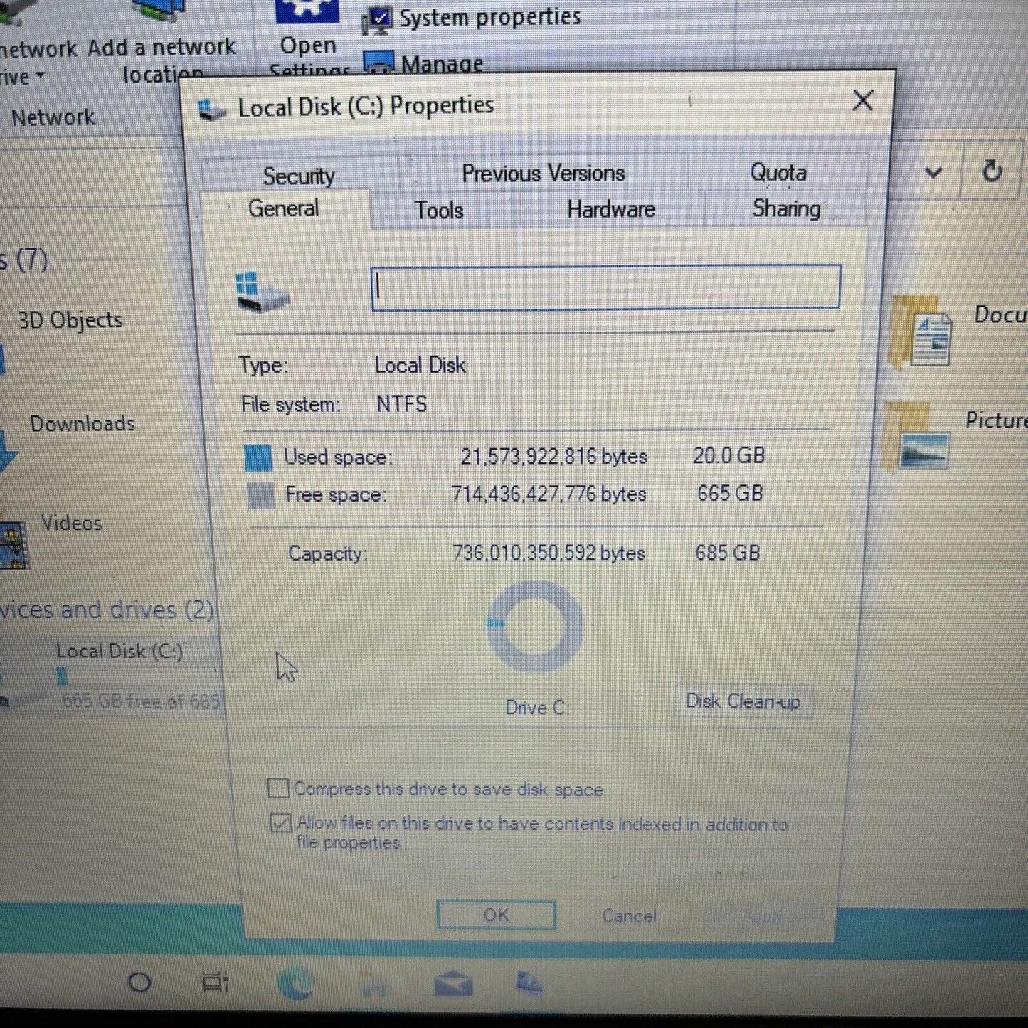Toshiba Satellite L50-A i5-4200U 4gb RAM 700GB HDD DVD *For Parts: Dead Battery*