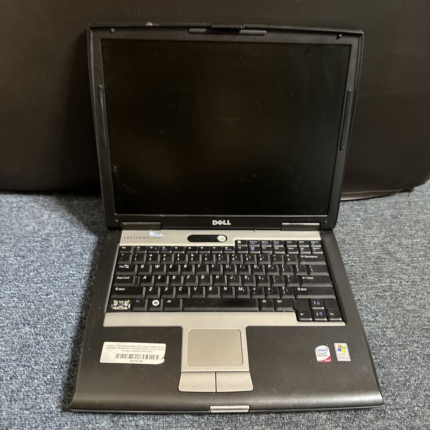 Dell Latitude D530 Intel T7250 2GB RAM DVD 80GB HDD *For Parts: No Battery*