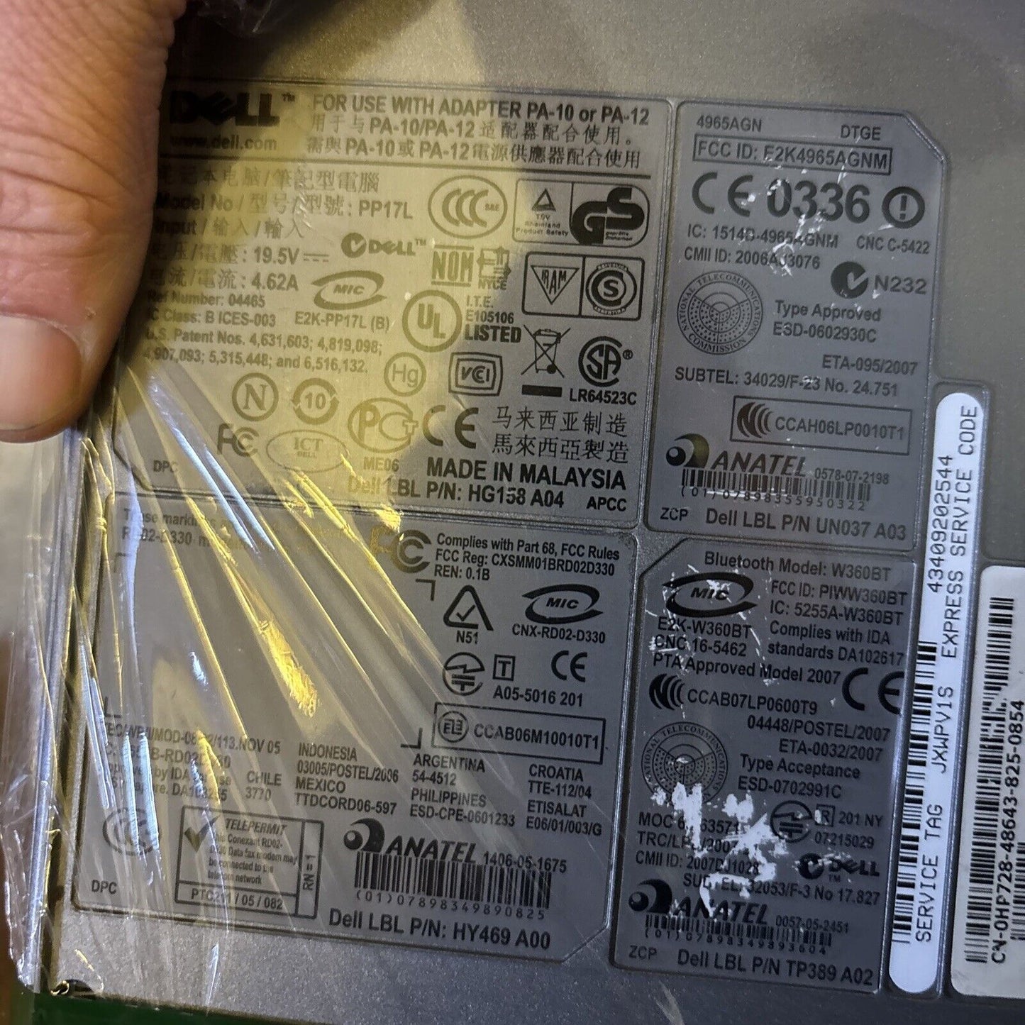 Dell Latitude D530 Intel T7250 2GB RAM DVD 80GB HDD *For Parts: No Battery*