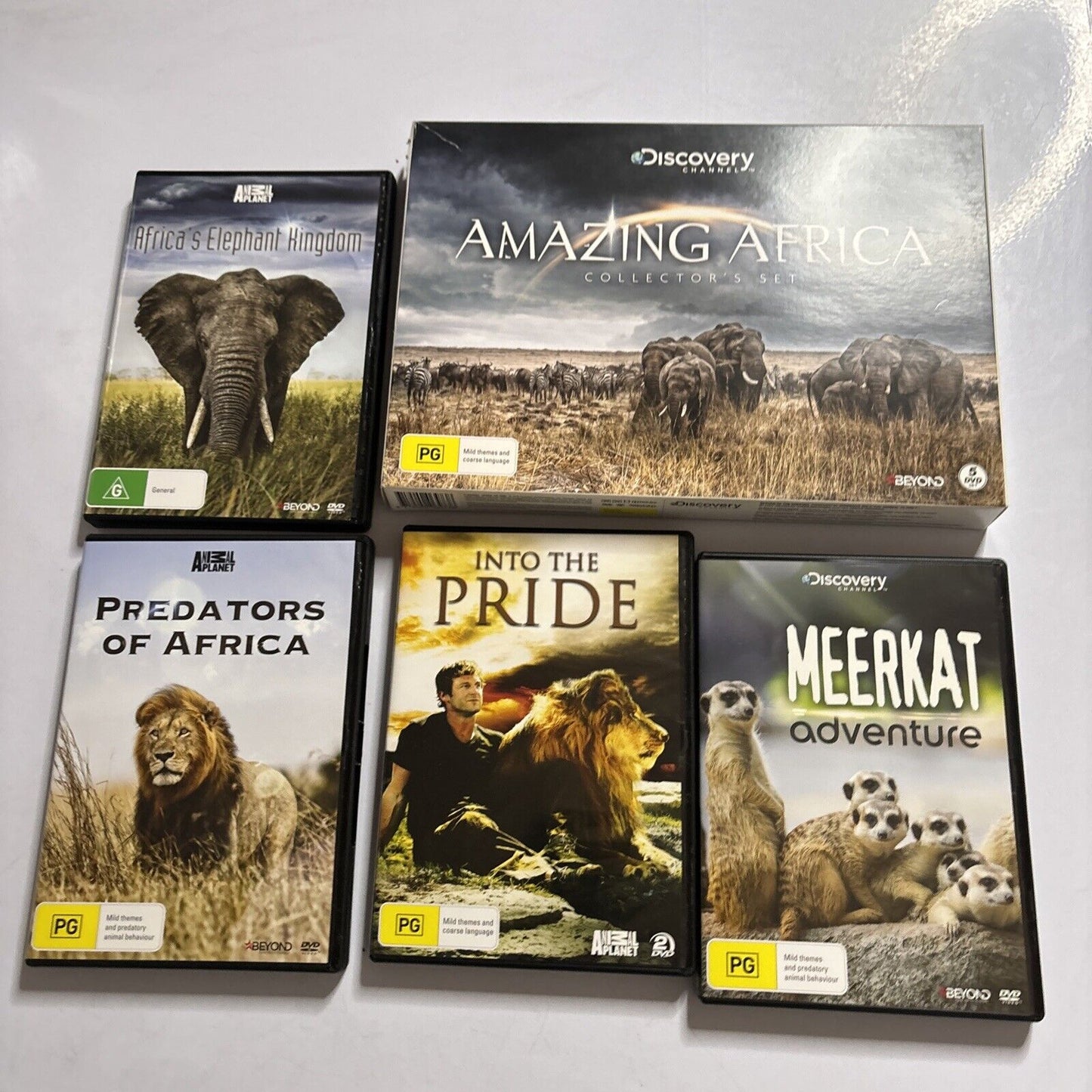 Discovery Channel: Amazing Africa - Collector's Set (DVD, 2015, 5-Disc) Region 4