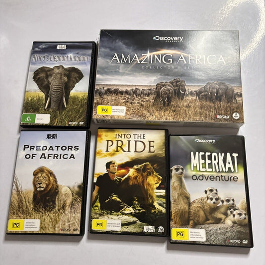Discovery Channel: Amazing Africa - Collector's Set (DVD, 2015, 5-Disc) Region 4