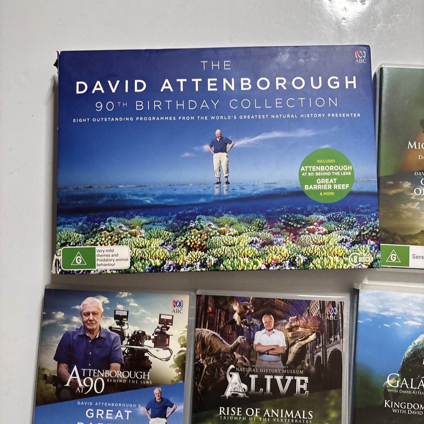 The David Attenborough 90th Birthday Collection (DVD, 2016, 8-Disc) Region 4