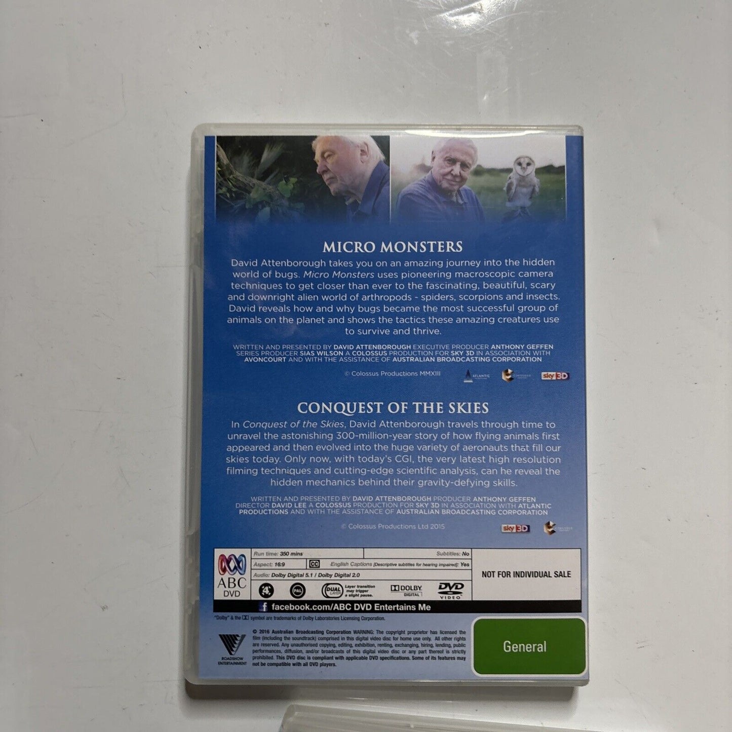 The David Attenborough 90th Birthday Collection (DVD, 2016, 8-Disc) Region 4