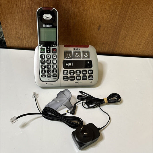 Uniden XDECT Loud & Clear Extended Digital Handset Answering Machine SSE45+1