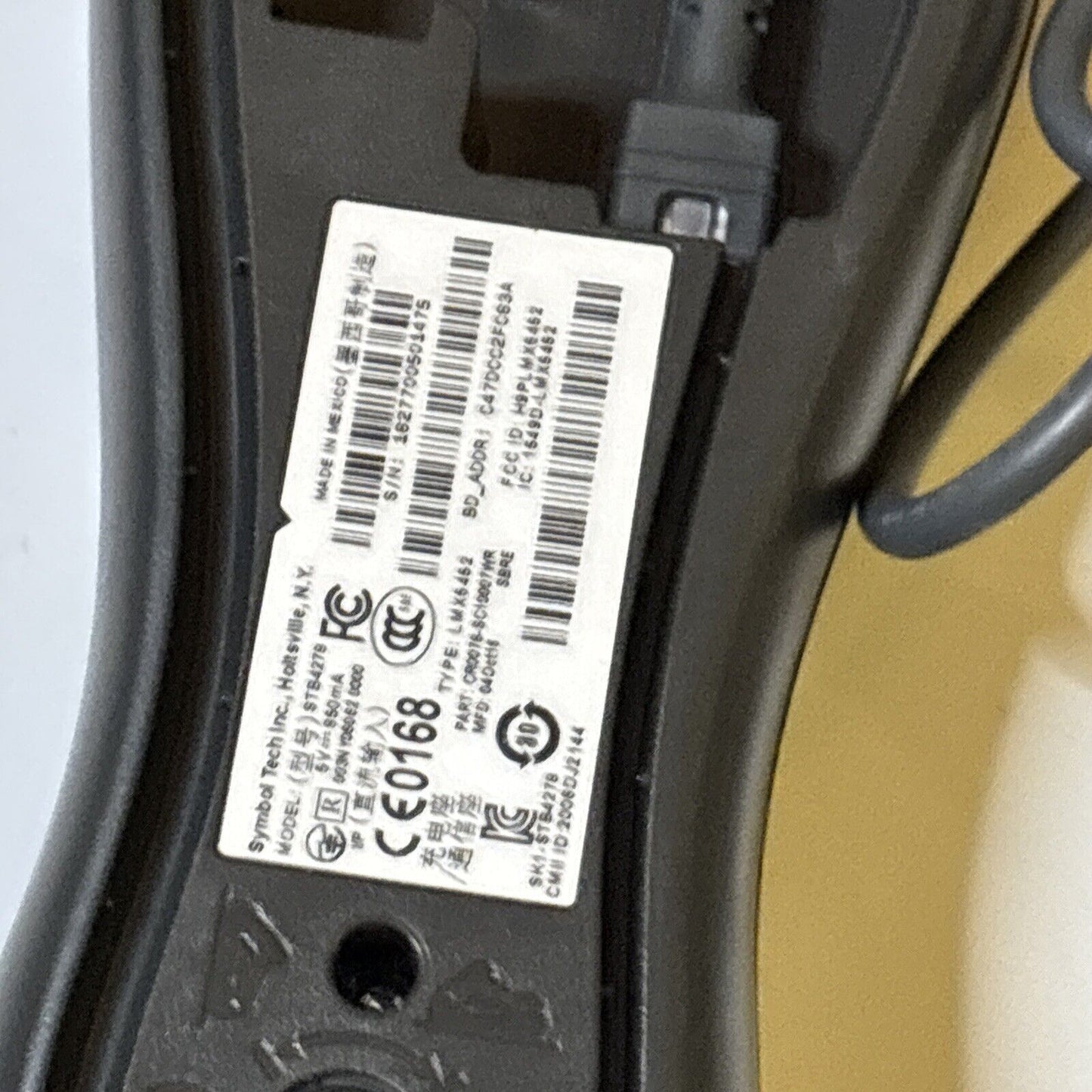 Motorola 1D Wireless Barcode Scanner USB LI4278 Used With New Batteries