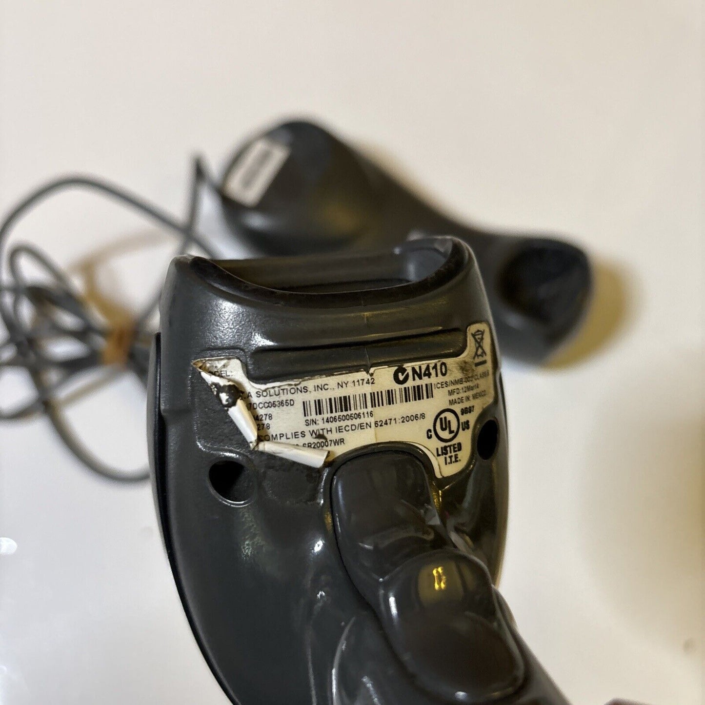 Motorola 1D Wireless Barcode Scanner USB LI4278 Used With New Batteries