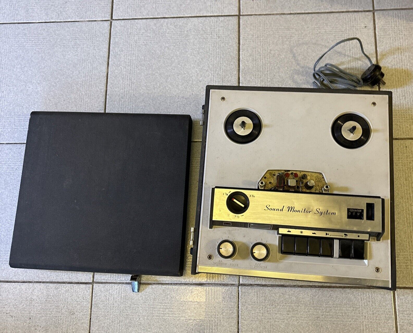 National Sound Monitor System Reel to Reel Model RQ-703S *For Parts Or Repair*
